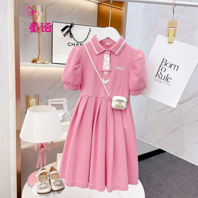 Đầm polo Thời Trang Mùa Hè Mới 2022 Dành Cho Bé Gái 3-5 - 7-9 - 11 Tuổi