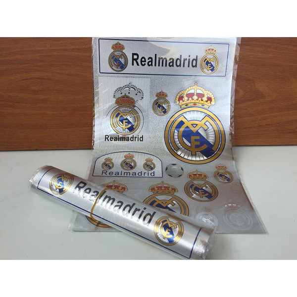 Decal dán các CLB bóng đá Arsenal, real madrid, chelsea, liverpool, barcelona, manchester united