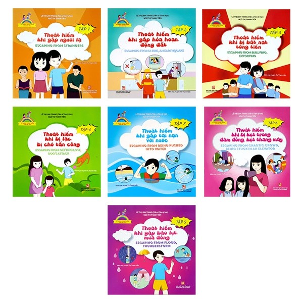 Combo Bộ sách Kỹ năng thoát hiểm cho bé yêu