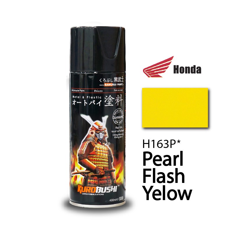 Bình sơn xịt samurai màu vàng ngọc trai H163P