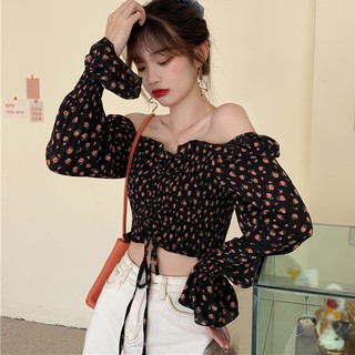 Áo vải chiffon hoạ tiết độc đáo