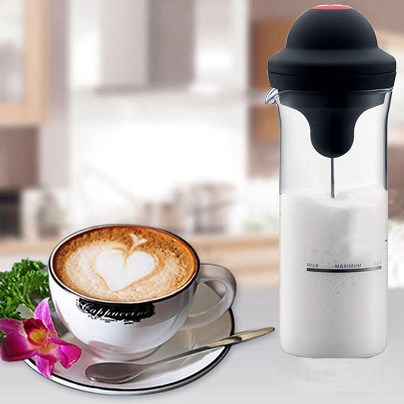 Máy Đánh Sữa Tạo Bọt Cà Phê Mini Chống Đạn Chạy Điện Tiện Dụng