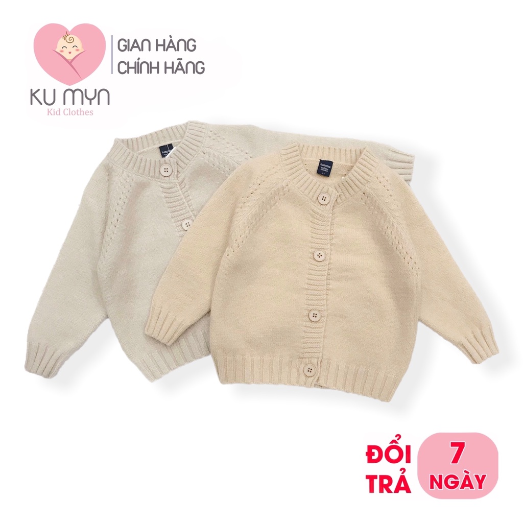 Áo khoác cadigan len cho bé phong cách Hàn Quốc Ku Myn 20203