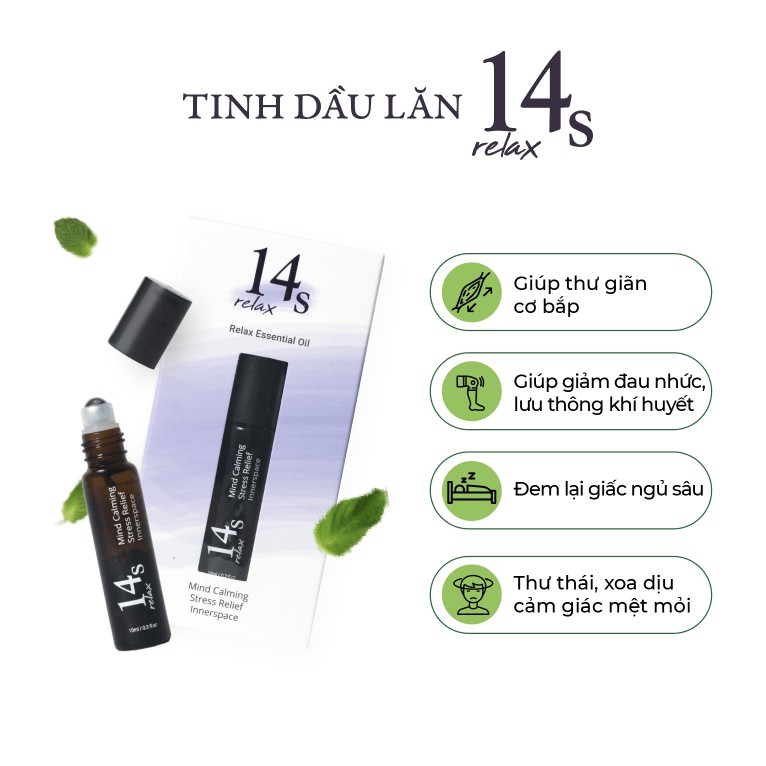 Tinh dầu lăn 2 trong 1 14S 14S1186 Relax 10ml