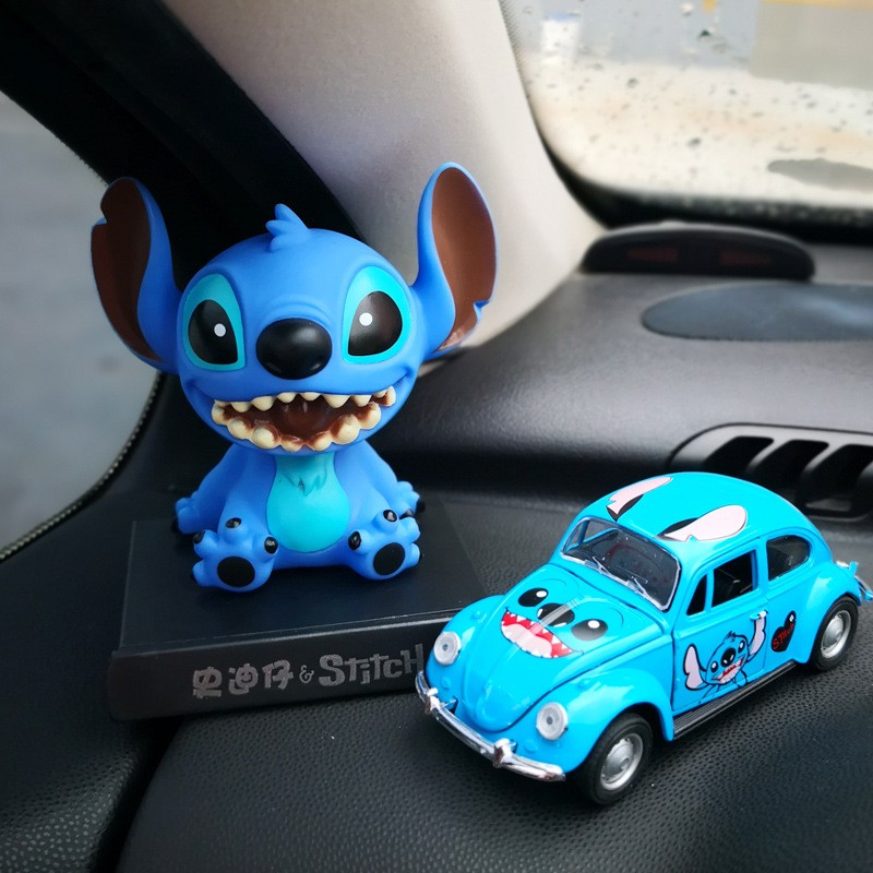 Mô Hình Nhân Vật Stitch Lắc Đầu Trang Trí Xe Hơi