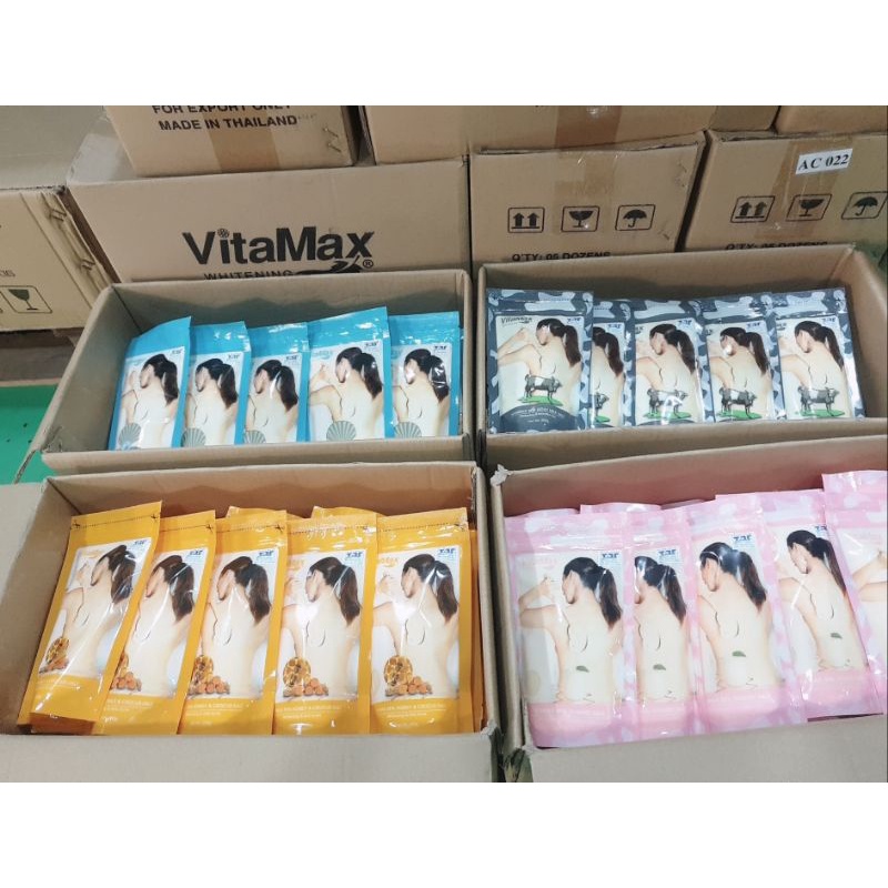 [CHÍNH HÃNG] MUỐI TẮM KHOÁNG SỮA BÒ VITAMAX (Làm trắng và mịn da)- Thái Lan