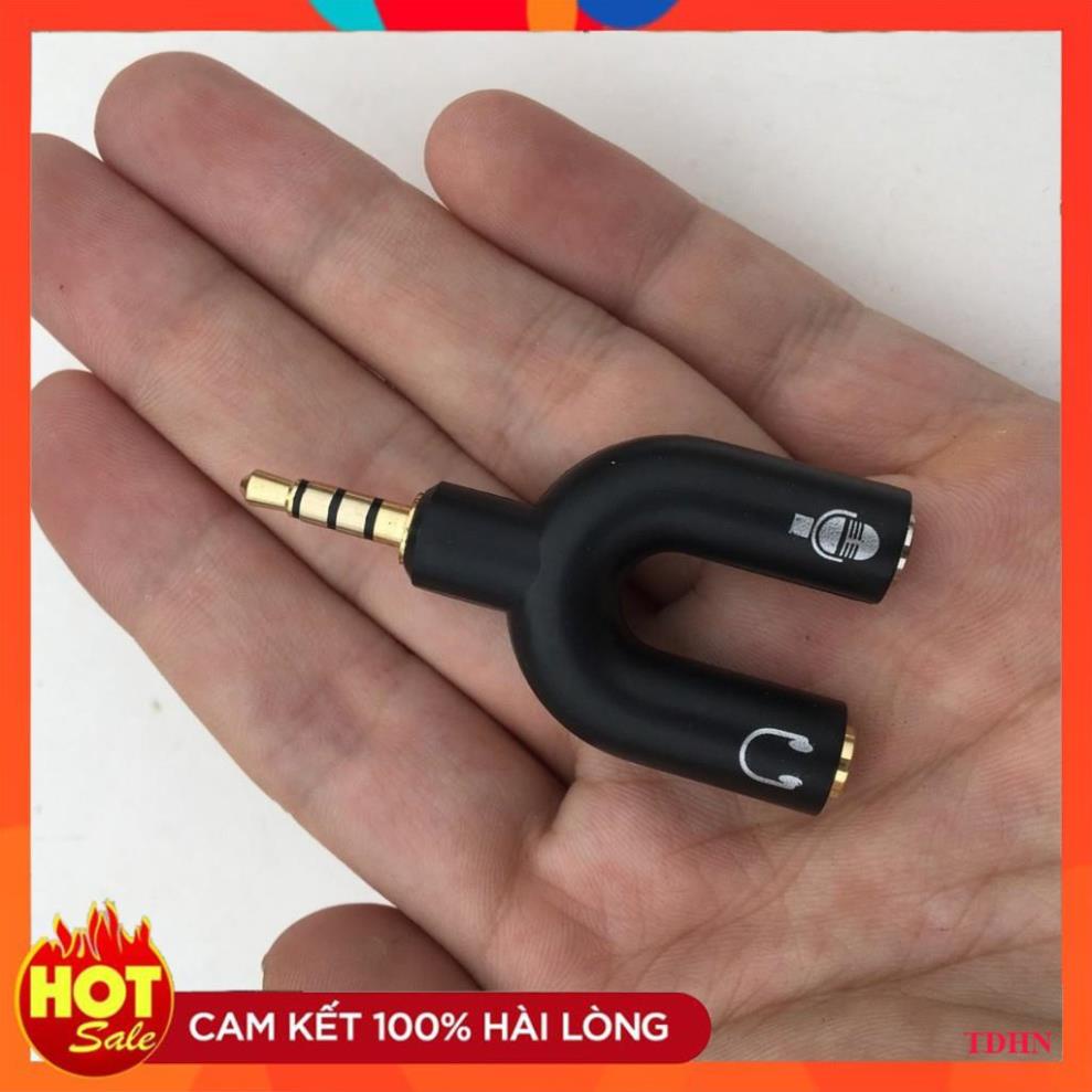 [Mã ELHACE giảm 4% đơn 300K] [Hãng] Jack chia Audio 3.5mm ra mic và loa