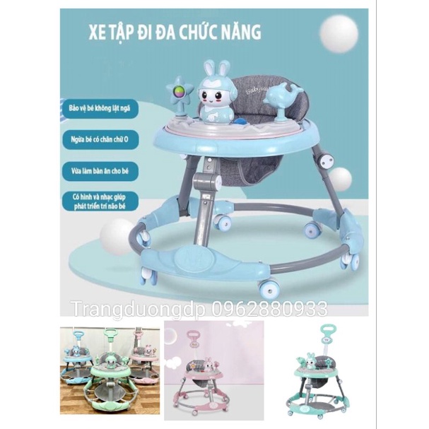 XE TRÒN TẬP ĐI CHO BÉ MẪU MỚI NHẤT BABY 508 VÀ 501