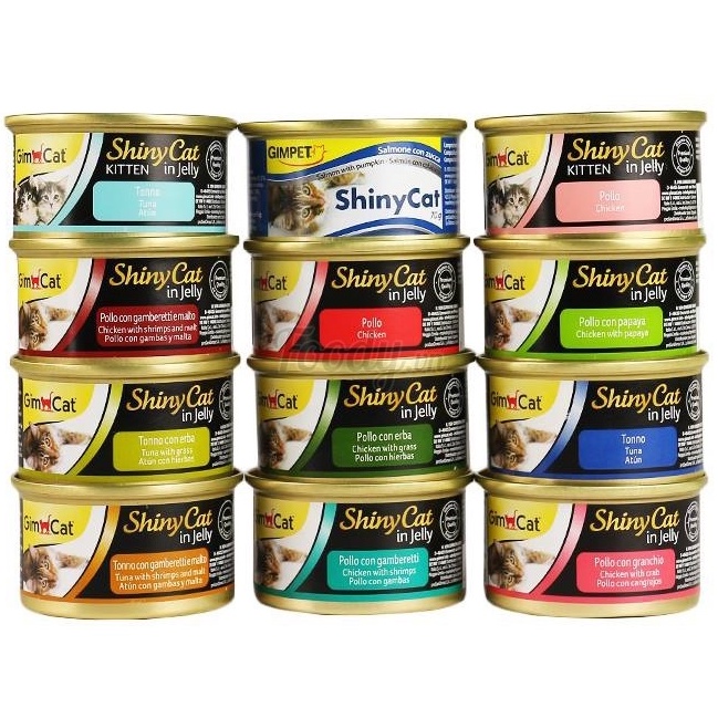 Pate Gimcat cho mèo, Pate cho mèo Gimcat Shiny lon 70gr