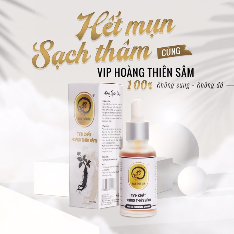 Hoàng Thiên Sâm phiên bản VIP⚡️Freeship ⚡️ cho làn da trắng Hồng mịn màng