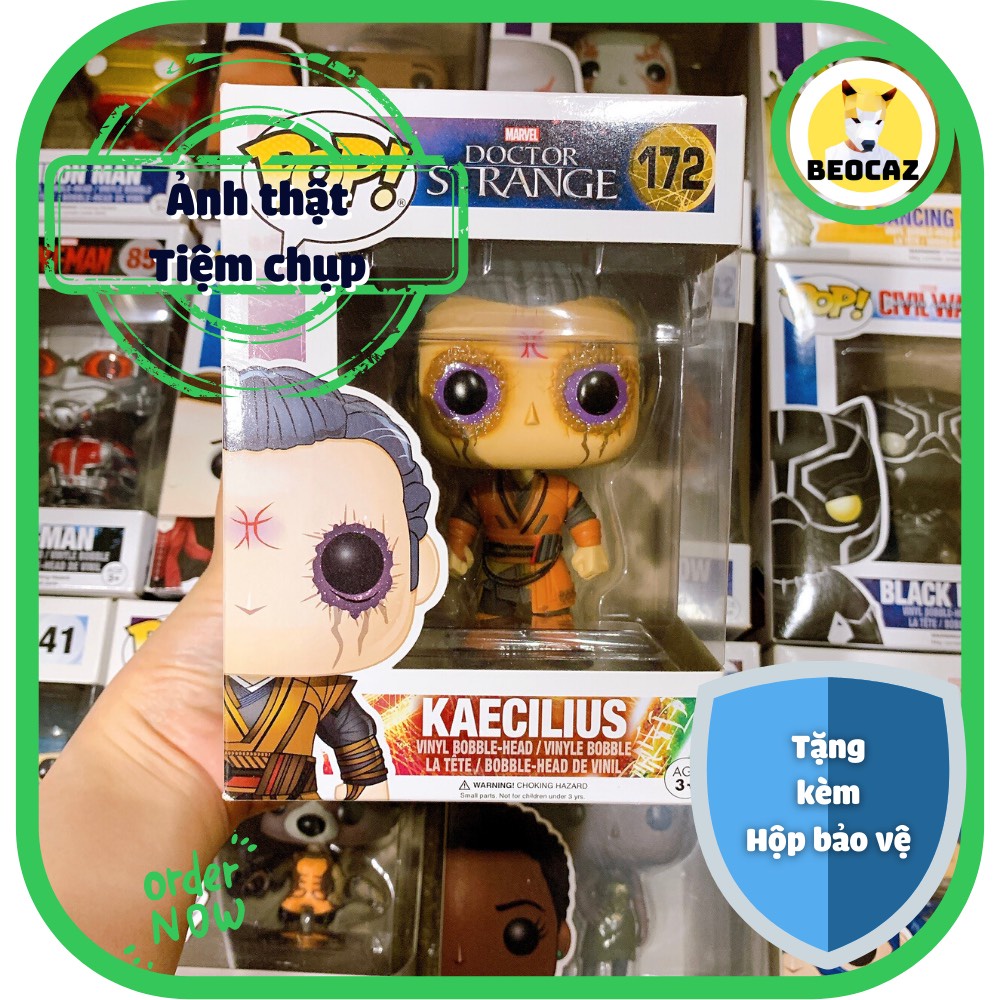 [Ship Hỏa Tốc] [Tặng Hộp Bảo Vệ] [Chính hãng] Mô hình Funko Pop Kaecilius phim Doctor Strange Phù Thủy Tối Thượng No.172