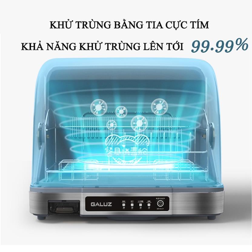 Máy sấy bát và diệt khuẩn tia UV bát đĩa Galuz dung tích 42L BJG-68 - Bảo hành 18 tháng