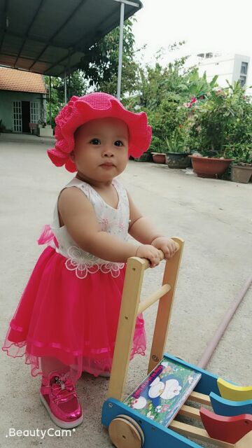 NÓN LEN CHO BÉ GÁI TỪ 1 ĐẾN 5 TUỔI