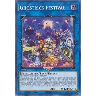 Thẻ Bài YuGiOh Ghostrick Festival - BACH-EN047 - Common 1st Edition