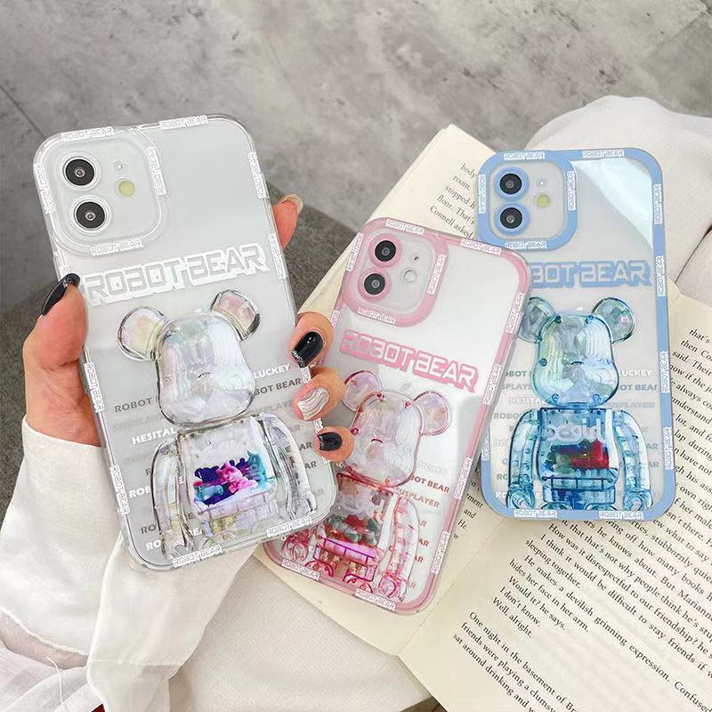 Ốp điện thoại mềm hình gấu cho Iphone 11 Pro Max I11 I7 I8 7plus 8plus Ix Xs Xr Xs Max Se 12 12pro 12 Pro Max