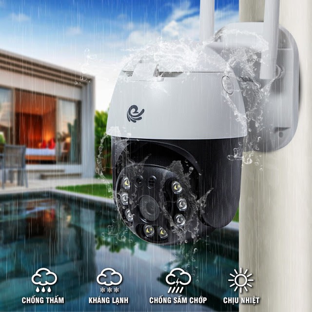 Camera Wifi CareCam 3.0MP Độ Nét Cao - Âm Thanh Rõ Nét - Có Màu Ban Đêm - Camera Trong Nhà Ngoài Trời