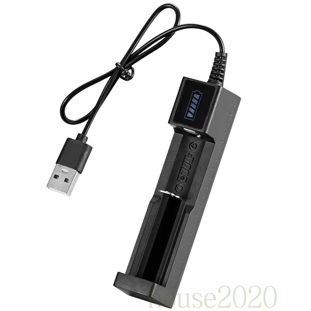 Bộ sạc pin Lithium 18650 thiết kế đơn tiện dụng 2020