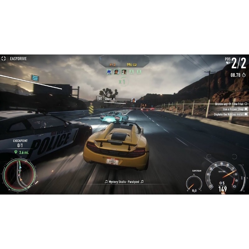 Đĩa chơi game PS4: Need for Speed Rivals