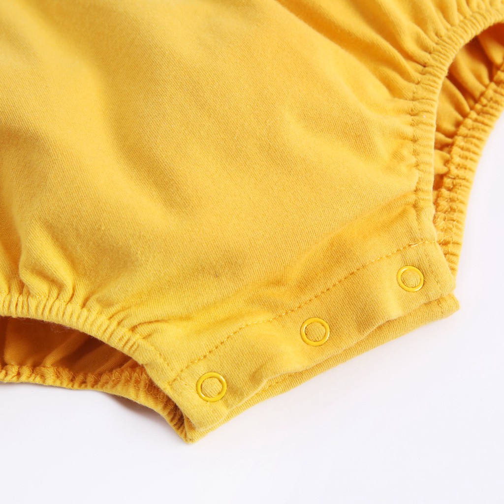Áo Liền Quần Sanlutoz Màu Vàng Dành Cho Bé Sơ Sinh Vào Mùa Hè