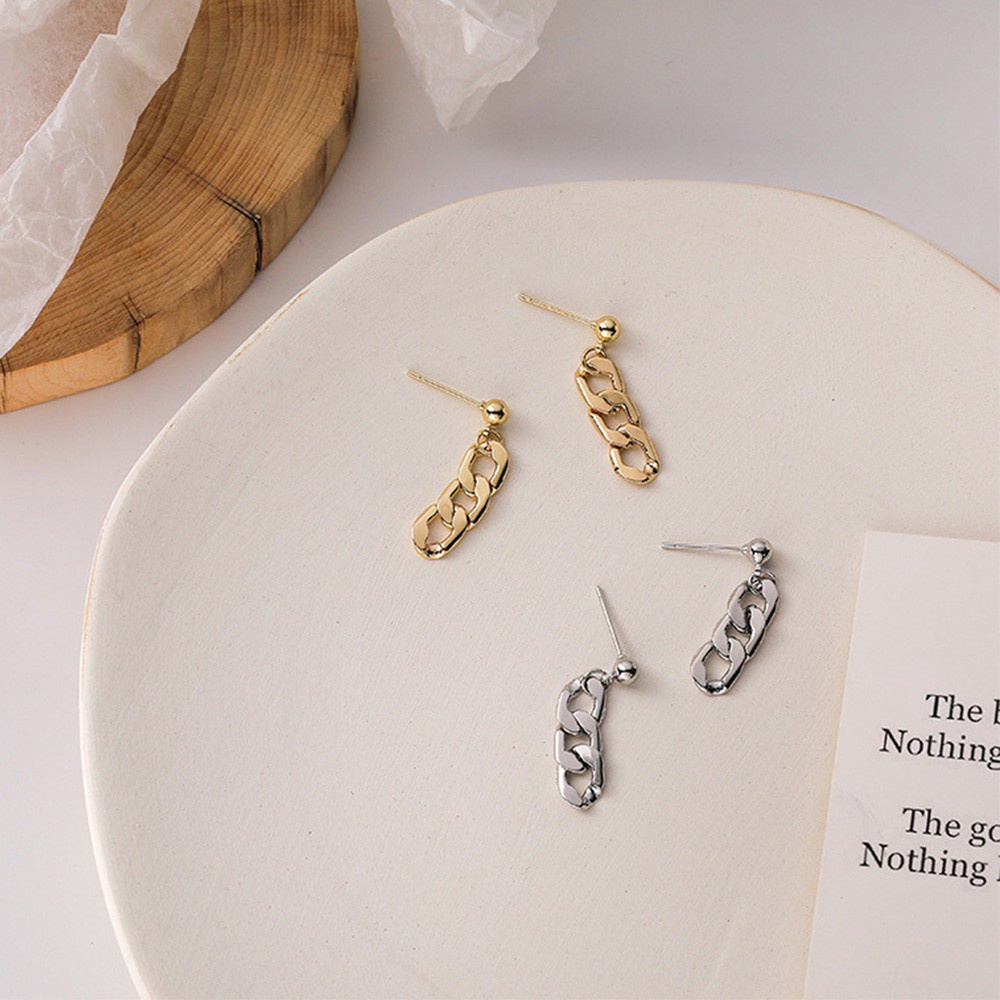 Khuyên Tai Kim Loại Tua Rua Phong Cách Bohemian Đơn Giản Thời Trang Cho Nữ