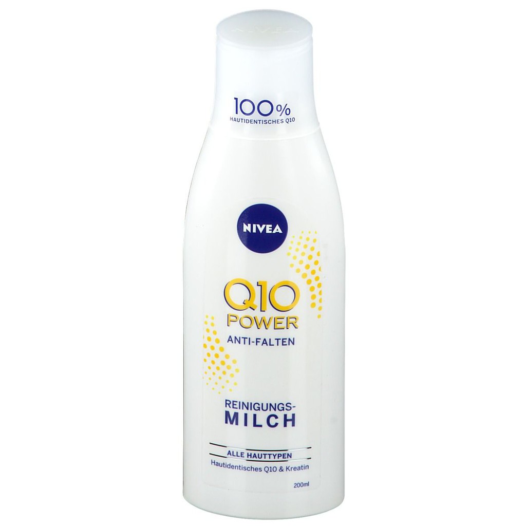 Sữa rửa mặt Nivea Q10 Power chống lão hóa 200ML – Nội địa Đức