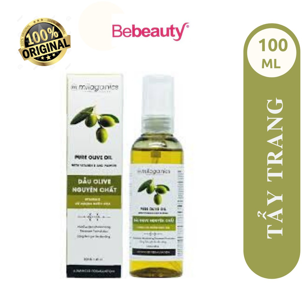 Dầu Olive Nguyên chất Vitamin E MILAGANICS 100ml - 1502624