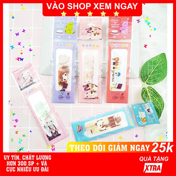 Combo 10 miếng dán băng cá nhân 🩹 FREESHIP  Combo 10 miếng dán băng cá nhân hoạt hình dễ thương giá rẻ-Phát Huy Hoàng