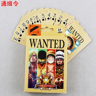 Bộ Bài Tây Bằng Giấy In Hoạt Hình One Piece Độc Đáo