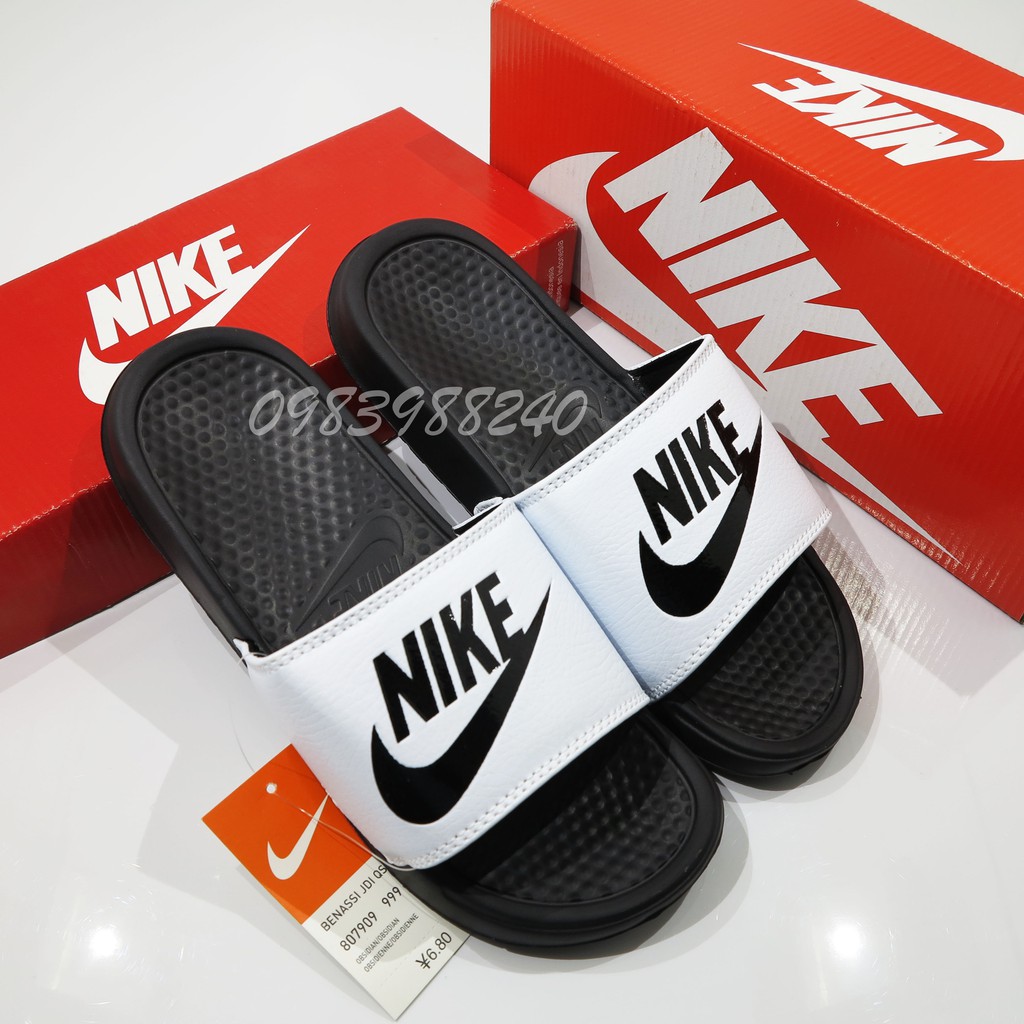 Dép Nike Nk quai ngang FREESHIP hot trend unisex nam nữ loại 1 cao cấp, lót dày, tem size in nhiệt, tặng kèm hộp hãng.