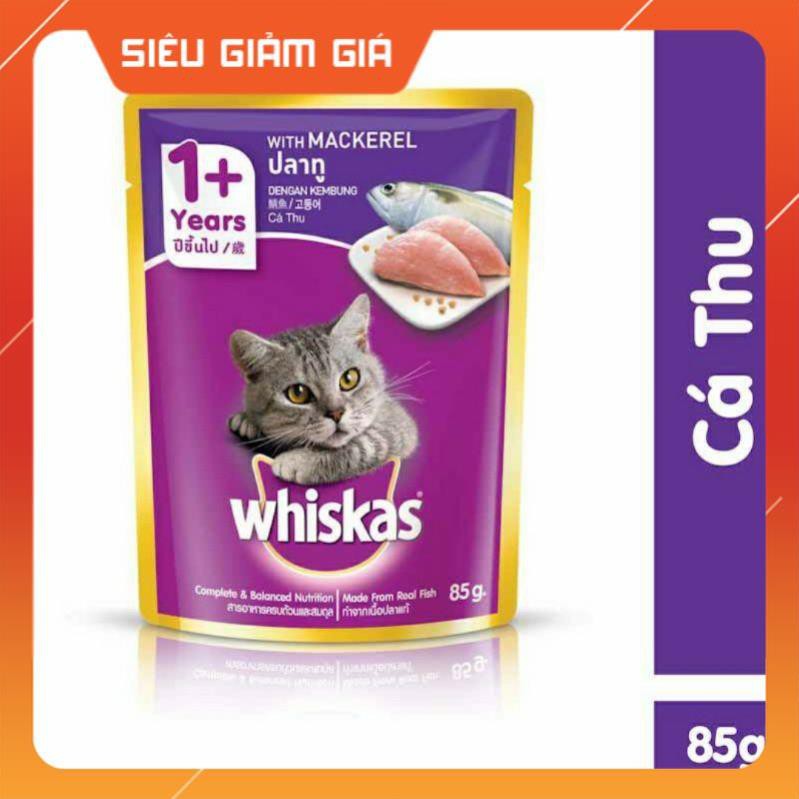 Pate Mèo Whiskas Junior Tuna 85g