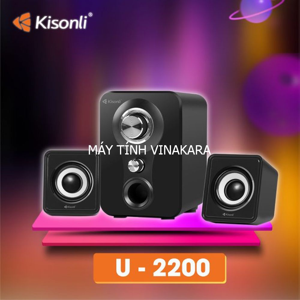 Loa vi tính 2.1 Kisonli U-2200 - Âm thanh chất lượng - Cao cấp