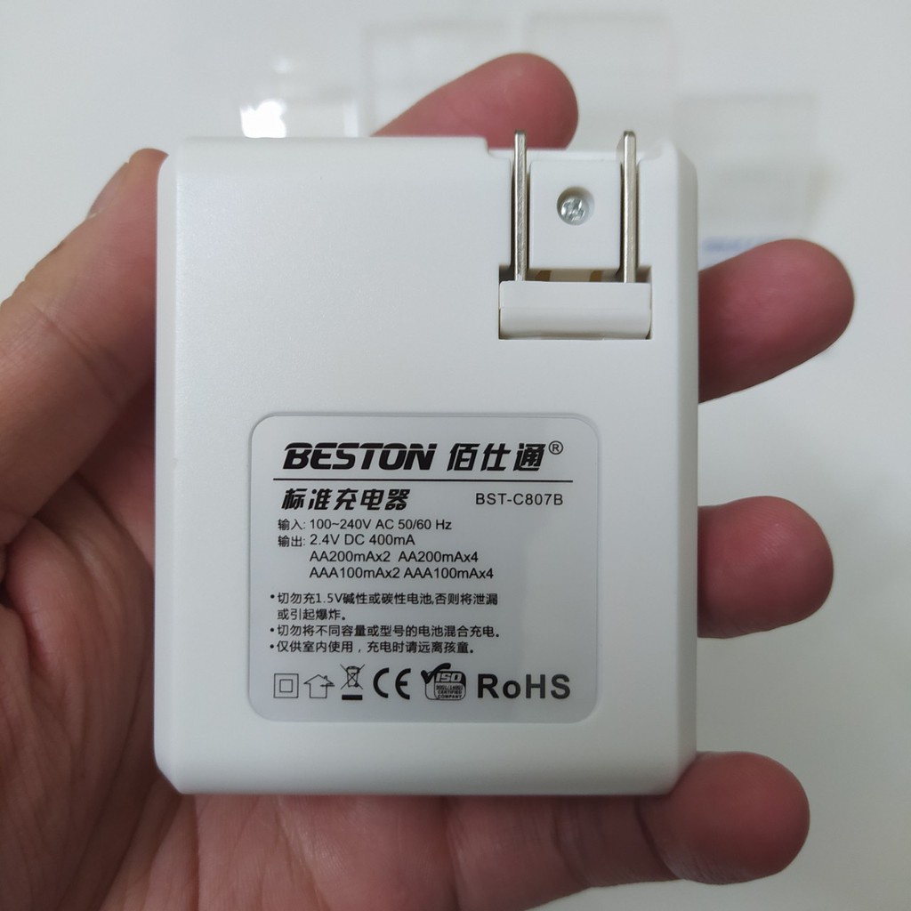 Combo 4 pin sạc AA3000, AA1200 hoặc pin riêng chính hãng BESTON cho máy ảnh, micro karaoke