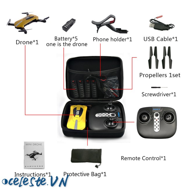 Túi Đựng Drone E58 / Jy018 / Jy019 / Gw58 / X6 / E010 / E010S / E013 / E50