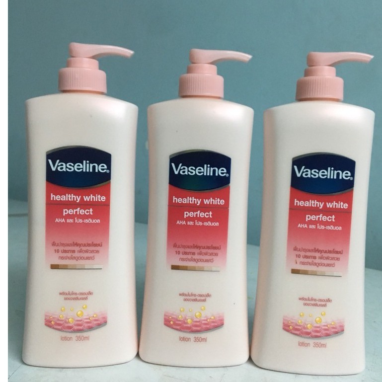 Sữa Dưỡng Thể Vaseline Ngăn Ngừa Lão Hoá 350ml Healthy Bright - Perfect Youth (New 2021)