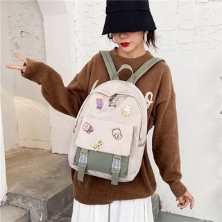 Balo nữ ulzzang, balo nữ thời trang, balo nữ phong cách Hàn Quốc cao cấp BL01 SESAN, mẫu mới, Ba lô ulzzang..