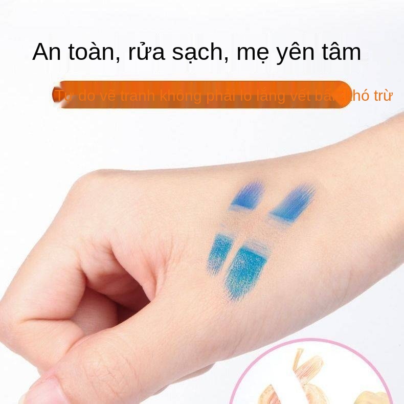 Quà tặng của trẻ em Bảng quà tặng Bút vẽ màu nước có thể được rửa Màu sắc nét vẽ Màu chì Bàn chải Crayon Tranh sơn dầu