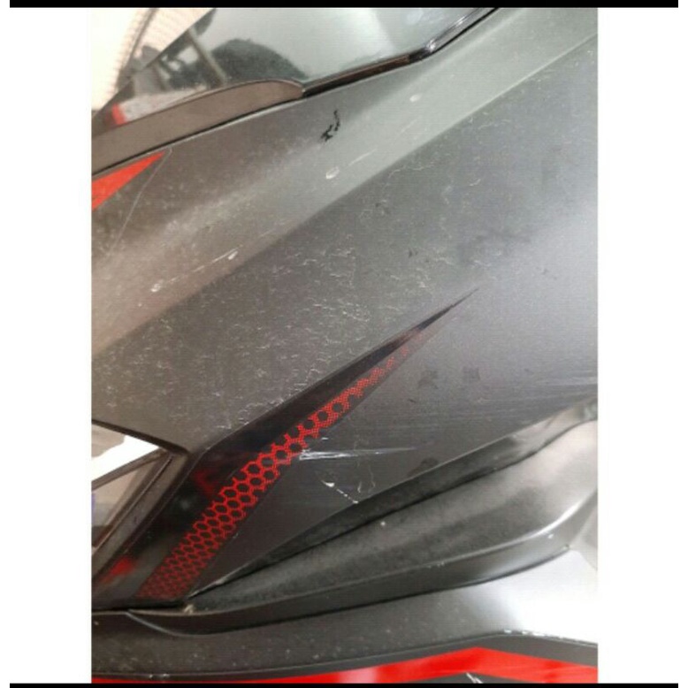 Tem balack bên yếm airblade đen mờ 2019 chính hãng honda