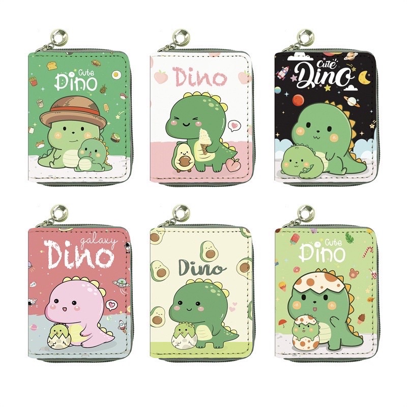|Hàng có sẵn| Ví khủng long Dini mini hoạ tiết dễ thương