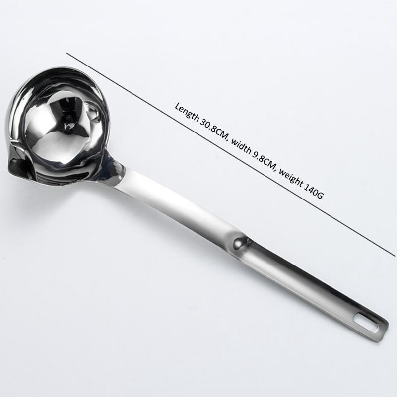 Thìa tách dầu mỡ bằng thép không gỉ 304 chăm sóc sức khỏe an toàn