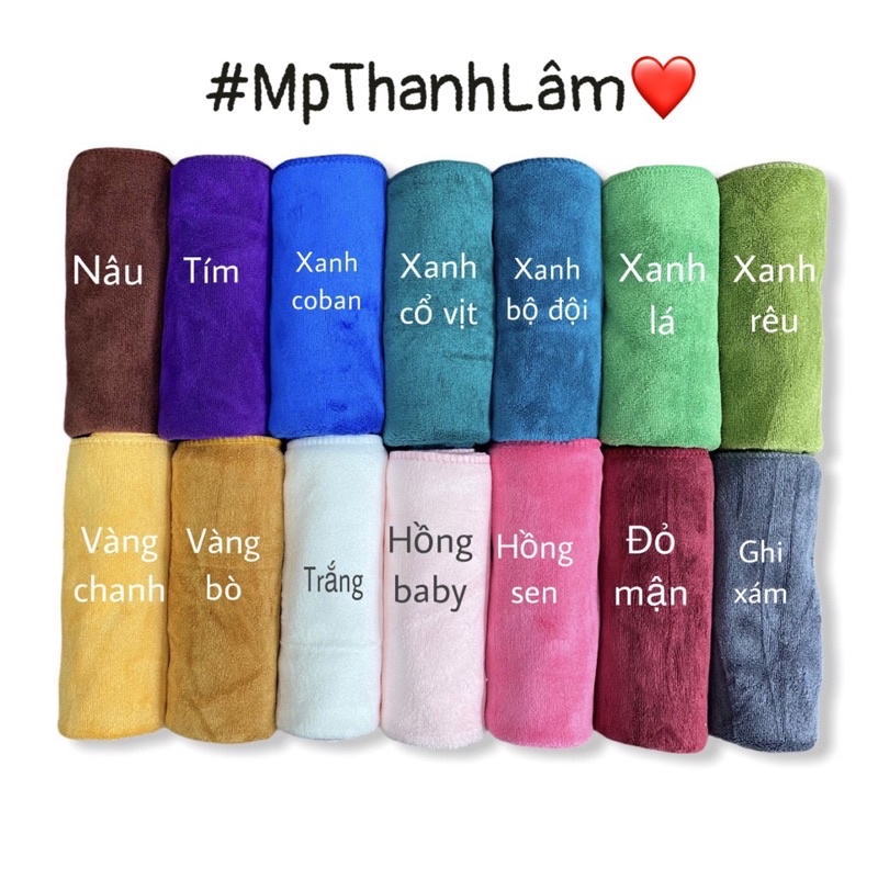 Khăn gội đầu spa 35*75cm