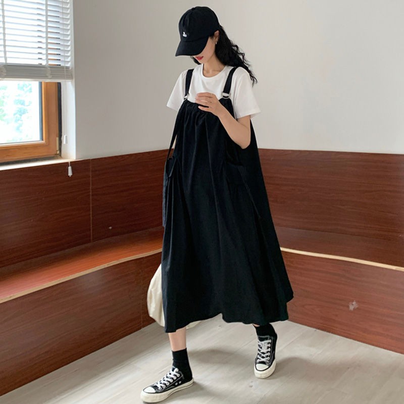 Đầm Yếm Dáng Rộng Phong Cách Nhật Hàn Thời Trang Mùa Hè Cho Nữ