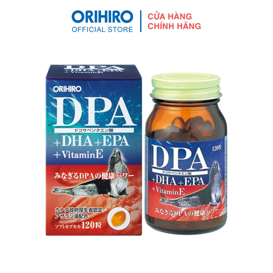 Combo Viên uống Chống Lão Hoá và Phát triển não bộ  Orihiro ( Tencha + DPA DHA EPA Vitamin E )