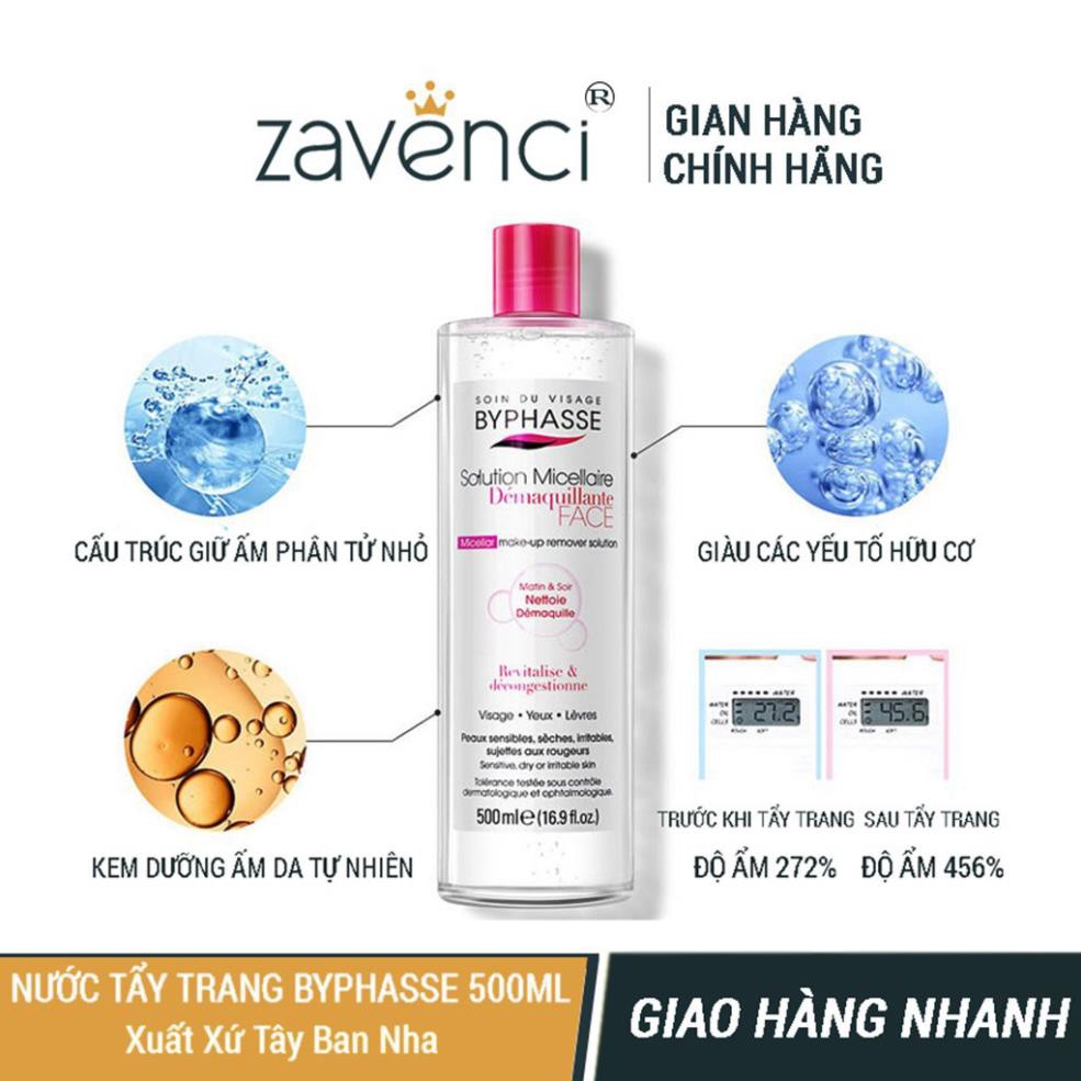 [BẢN NHẬP KHẨU] Nước Tẩy Trang BYPHASE Micellar Water Làm Sạch Sâu Phù Hợp Với Mọi Loại (Mẫu mới -500ml) | BigBuy360 - bigbuy360.vn