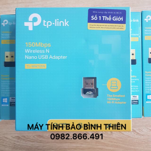 USB Thu tín hiệu không dây TPLink N150USM 150Mbps 725