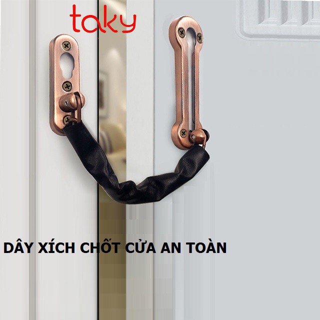 Chốt Xích An Toàn - Taky - Dùng Cho Cửa Nhà, Cửa Phòng, Đề Phòng Đột Nhập Và Đẩy Cửa Vào Khi Mới Mở Cửa, 3113