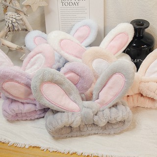 Băng Đô Tai Thỏ 3D Cute Dệt Tai Turban Dễ Thương Cho Nữ