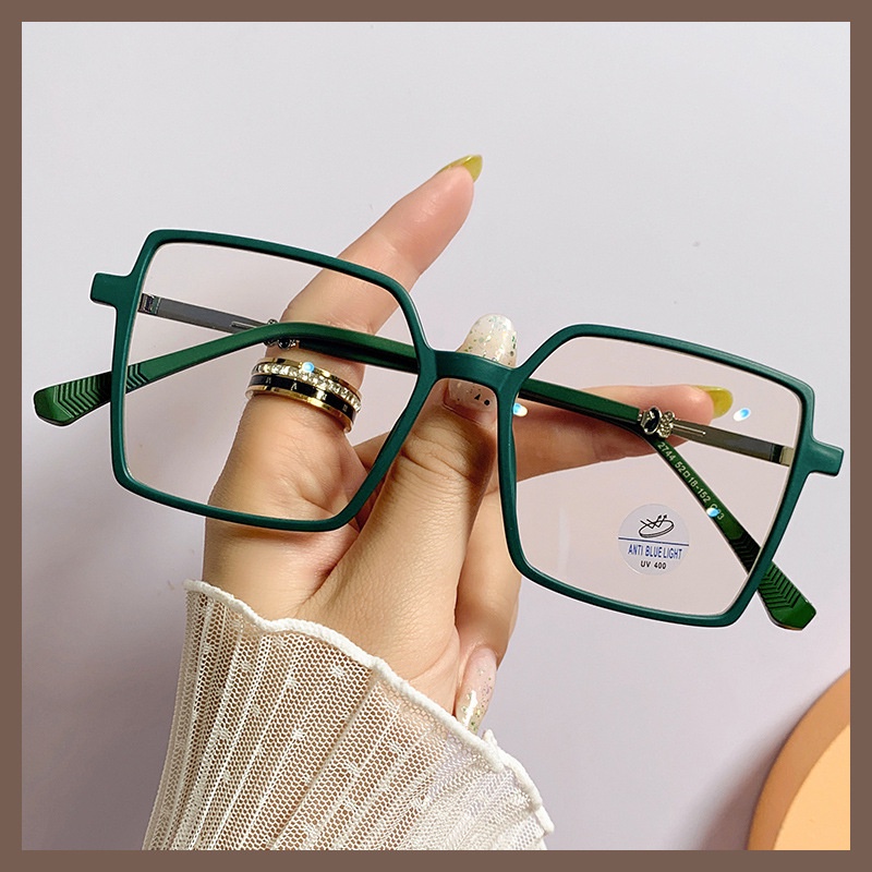 Mắt Kính Gọng Nhựa Trong Suốt Chống Ánh Sáng Xanh Dành Cho Chơi Game