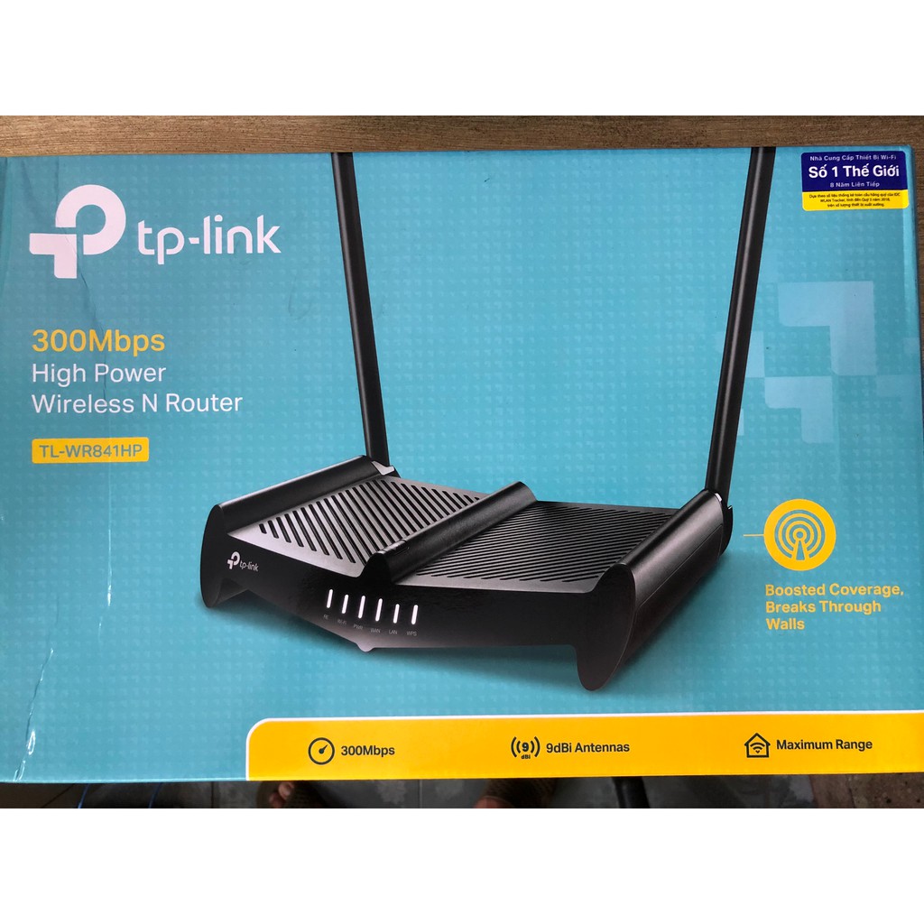 Bộ Phát TPLink-WR841HP Ăng Ten 2 Râu Xuyên Tường