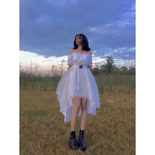 Đầm ulzzang dáng xòe voan phồng