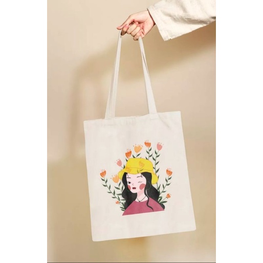 Túi vải tote Olay